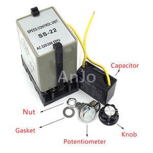 SS-22内置分体式控制单元箱内调速装置单相交流电机风扇控制器 - Product Image 3