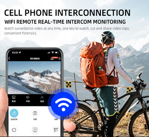 Ad alta capacità 4000mAh batteria fotocamera corpo Multi-risoluzione foto visione notturna H.264 CMOS Mini fotocamera posteriore Clip connettività WiFi - Product Image 5