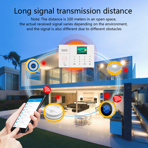 Danwish新しいスマートホーム3有線ゾーンセキュリティシステムTuya GSM/4G Wifiアラームキット個人用一酸化炭素検出 - Product Image 4