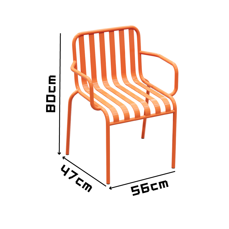 Single chair - with armrests