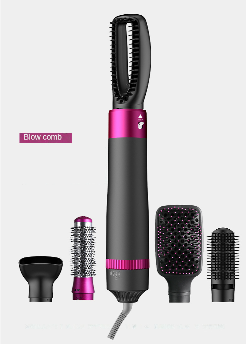 2022 New Arrival Blow Hair Straightener Curler Comb One Step Hair Dryer For Beauty Salon Household