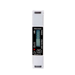 Medidor de energía eléctrica monofásico 230V 10(100)A Medidor de energía de Riel Din Modbus con interfaz RS485 - Product Image 3