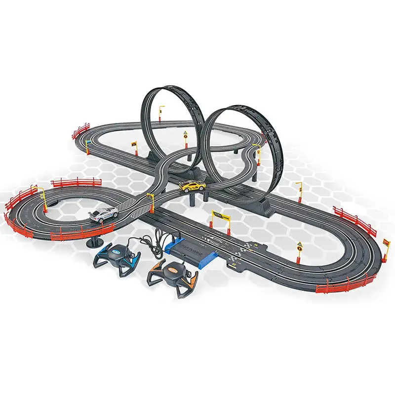 Atacado Kids High Speed Tracks Rail Racing Game Rc Remote Slot Car