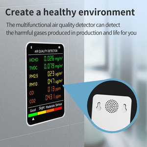 Medidor de polvo Digital de temperatura y humedad portátil, Monitor de dióxido de carbono, sensores ambientales PM 2,5 10, Detector de calidad del aire Co2 - Product Image 4