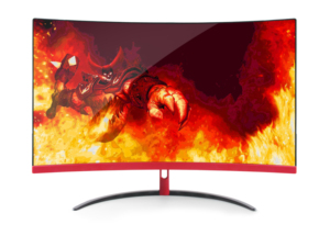 Pantalla curva de 27 pulgadas para pc, monitor led de borde estrecho, monitor de ordenador inteligente, monitor de cpu de escritorio - Product Image 4