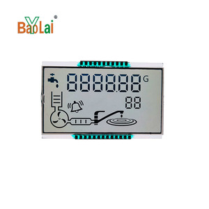 8 cifre 7 segmento lcd display per contatore dell'acqua display elettronico bianco/RGB retroilluminazione HT1621 modulo LCD - Product Image 1