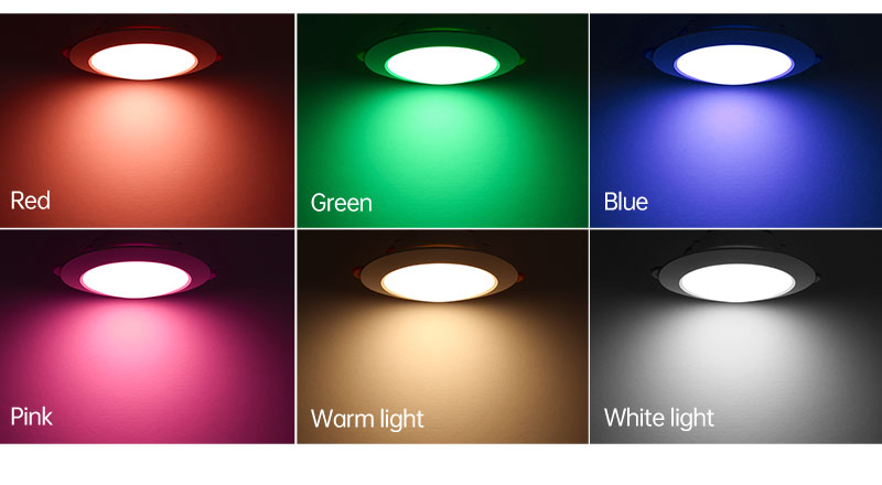 High brightness CCT 3000K 4000K 6000K downlight lamp commercial downlight 7W 9W recessed led downlight fixture for project