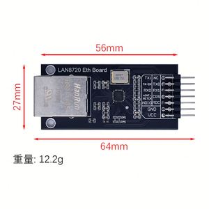 LAN8720モジュールネットワークモジュールイーサネットトランシーバーRMIIインターフェイス開発ボード - Product Image 5
