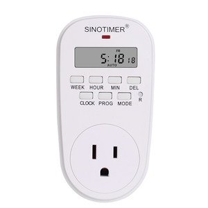 Sinotimer Tm518 Globale Timer Socket-Eu/Us/Uk/Br Plugs, 16a 230V, Lcd-Scherm, 16 Aan/Uit Programma 'S Tijdschakelaar - Product Image 5