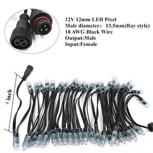 Striscia di montaggio in plastica per nodi pixel 12mm WS2811 LED Pixel 12mm RGB Full Color 5V 12V Pixel Light Module - Product Image 5