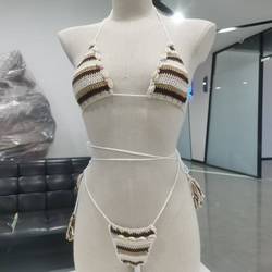 Brown with white