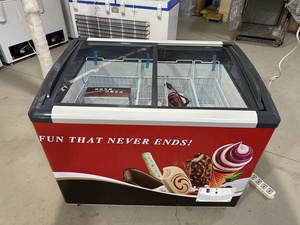 12V DC 258L双电源交流/DC适配器冰淇淋顺滑玻璃门显太阳能冰柜 - Product Image 4