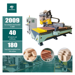 Enrutador CNC de madera multifunción controlado por ordenador, enrutador CNC de madera giratorio de 3 ejes y 8 cabezales para tallar madera - Product Image 1