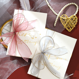 Wedding <strong>Vow</strong> <strong>Books</strong> Card Set Concave and Convex Design Decoration Invite Gift <strong>Book</strong> Bell Orchid &quot;<strong>vows</strong>&quot; Cards with Ribbons
