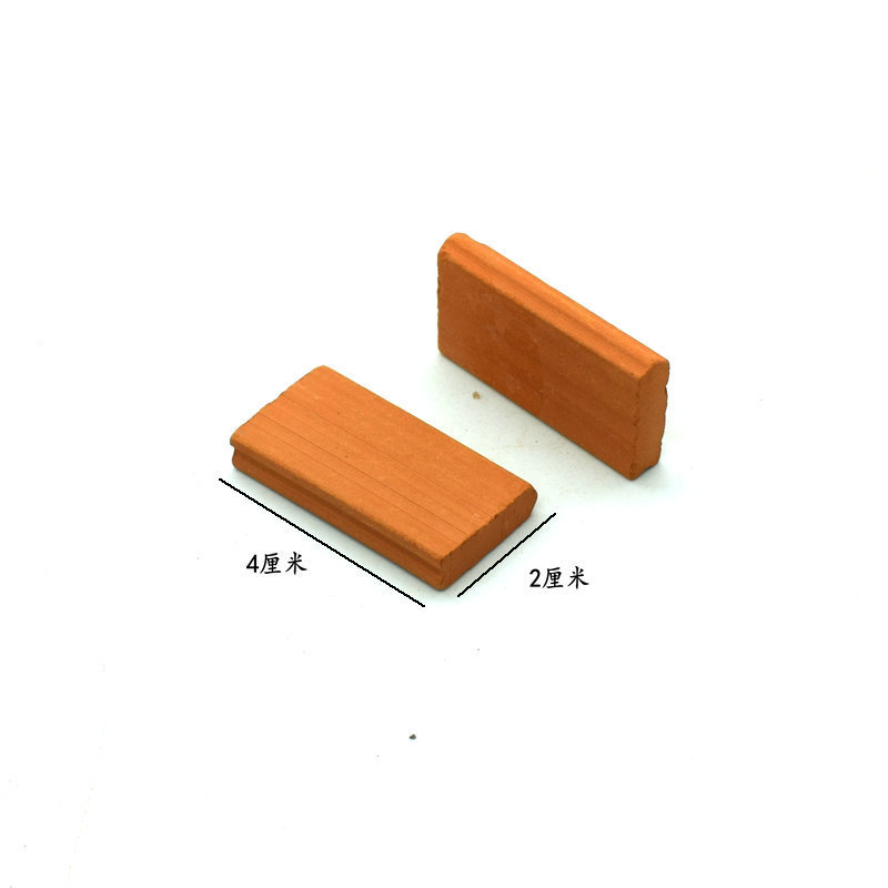 1:12 azulejo cuadrado corto (1 pieza)