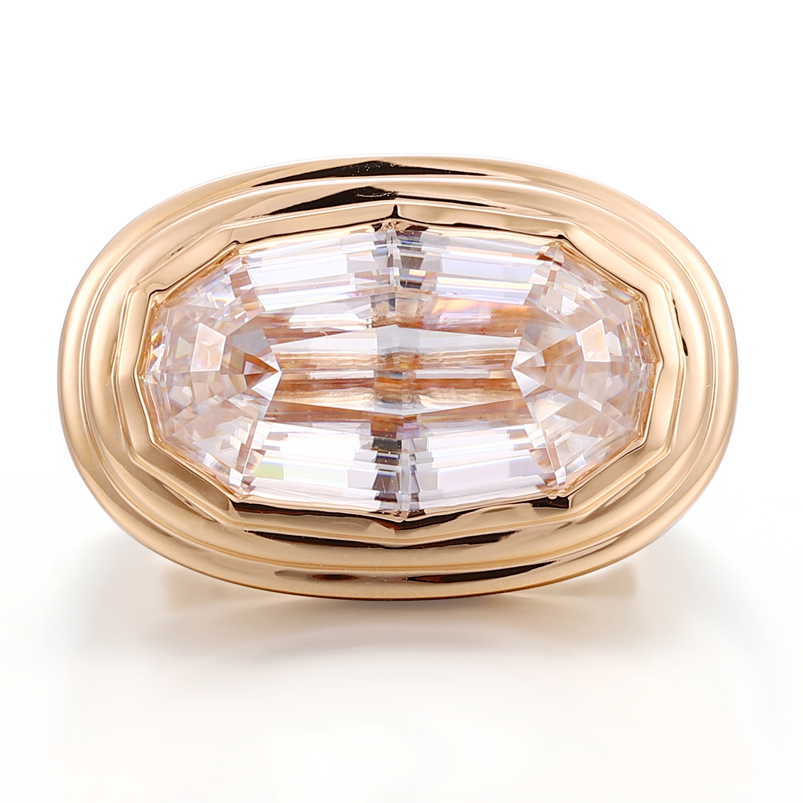 แหวนเพชรแล็บทองแท้ 18k