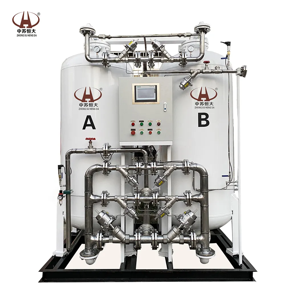 محطة تعبئة أسطوانة الأكسجين منخفضة التكلفة من Zhongsuhengda ، ماكينة Psa O2 ، مصنع الأكسجين الصيني المصنوع في الصين