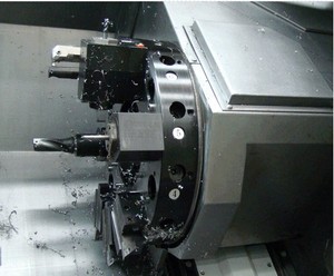 Máquina Herramienta DL20MH DL25MH DL30MH DL32MH DMTG DALIAN, centro de giro CNC de 3 ejes, cama inclinada, torno CNC con eje C - Product Image 5