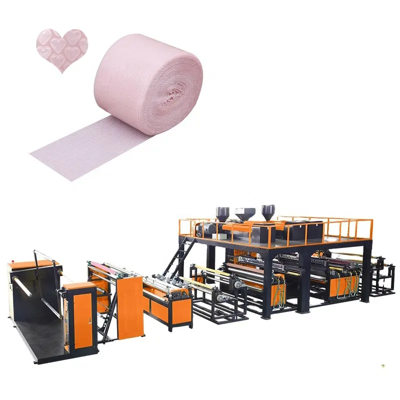 Hoge Productie Capaciteit 3 5 7 Lagen Luchtbel Film Sheet Making Machine Ldpe Pe Samengestelde Lucht Wrap Bubble Maken machine Nieuwe