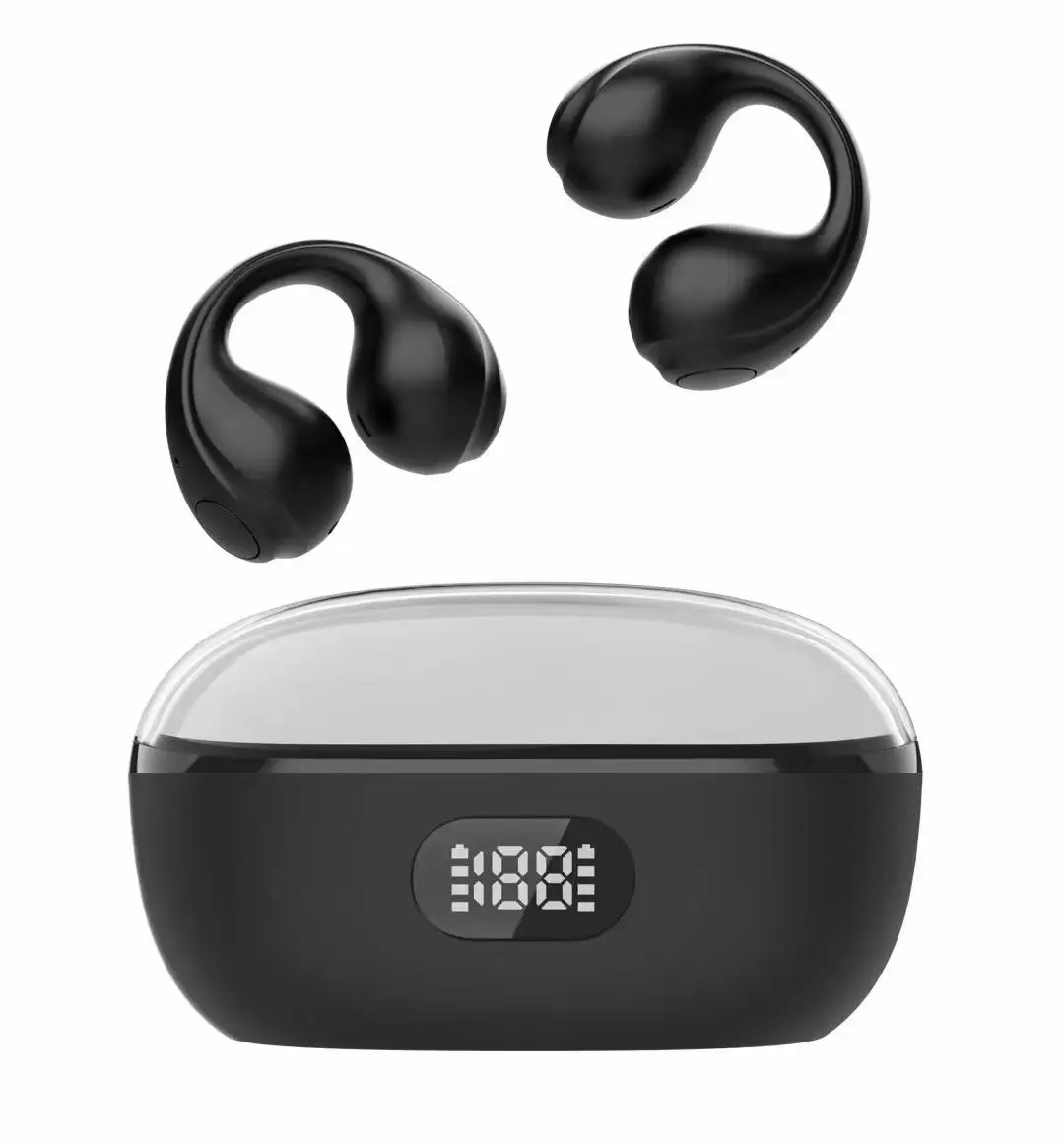 Ide produk 2023 aksesori ponsel bebas genggam Earphone Bluetooth ponsel TWS earbud kait telinga