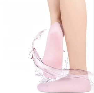 ホット販売シリコン保湿ソックスフットケアソフトニングドライクラックフィートラフスキン滑り止めアロエソックススパジェルソックス