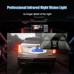 3 <strong>Channel</strong> Car Dash Cam 3&quot; LCD Display HD Night Vision Black Box <strong>Vehicle</strong> Tools Parking Monitoring for Traffic Recording - Product Image 3