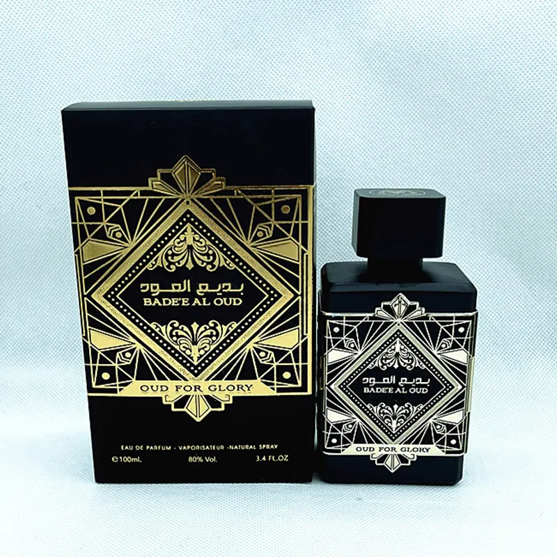 Perfume árabe de Dubái de Oriente Medio negro puro 100mL modelado de perfume único de exportación de comercio exterior caliente de larga duración