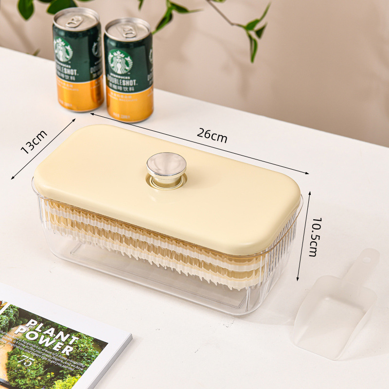 Double-layered cream color, 64 compartments