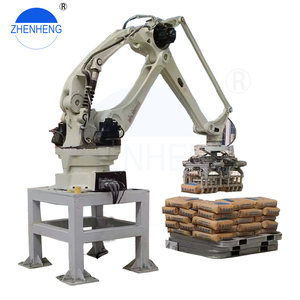 Zhenheng Automatic Single Column Robot Case Bag pallettizer Machine In linea di produzione e pallettizzatore Robot a colonna singola - Product Image 5