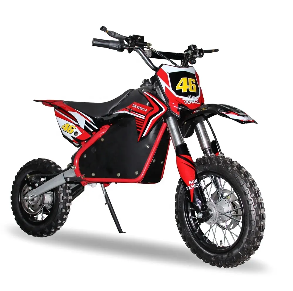 Children dirt bike electric motorcycle 1200w 48v for Factory sale 49cc