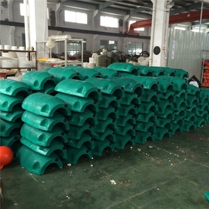 Boya de tubería de dragado de plástico HDPE de alta densidad personalizada directa de fábrica, boya de tubería de dragado de descarga de arena con pieza de pistón - Product Image 4