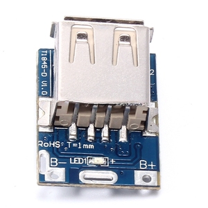 5V passo-Up modulo di alimentazione Boost scheda di ricarica della batteria al litio Display a LED USB per il programma caricabatterie fai da te 134 n3p - Product Image 1