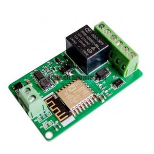 High quality <strong>ESP8266</strong> <strong>Relay</strong> <strong>Module</strong> 10A 220V Network <strong>WIFI</strong> <strong>Module</strong> Input DC 7V~30V 4 Layers Board - Product Image 1