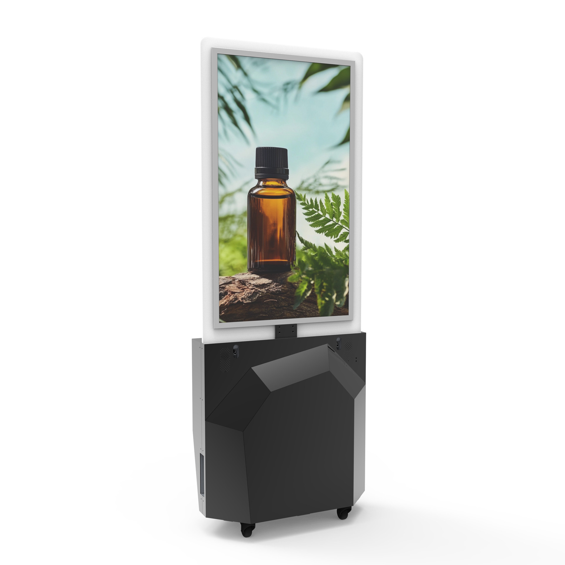 Black 43-inch advertising machine