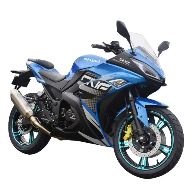 Motocicletta a gas economica diretta in fabbrica 200cc 400cc per adulti in vendita fuoristrada moto da corsa ad alta velocità