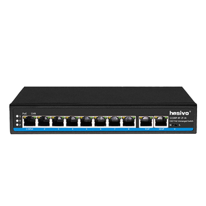 8 Port Unmanaged Ethernet PoE <strong>Switch</strong> 100M Port with 100M Uplink 120W <strong>Output</strong> PoE <strong>Switch</strong> for Wireless AP and IP Camera - Product Image 1