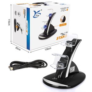 Dual Chargeur Manettes P4 <strong>Controller</strong> Accessories Charger Dock Station Power Supply for PS 4
