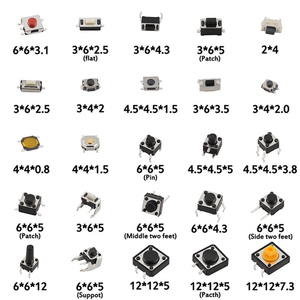 125PCS/250PCS/500PCS boxed tact <strong>switch</strong> <strong>push</strong> <strong>button</strong> <strong>switch</strong> 2*4 3*6 4*4 <strong>button</strong> 6x6 total 25 types - Product Image 3