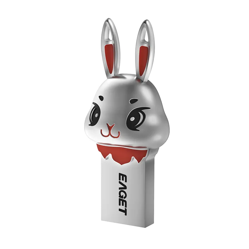 EAGET U87 portatile personalizzato da 32GB penddive USB3.2 Flash Drives regalo di coniglio zodiaco cinese Mini Memory Stick