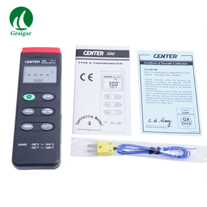 Digital <strong>Thermometer</strong> CENTER-300 Temperature Recorder Display 3 1/2 Digit LCD - Product Image 2