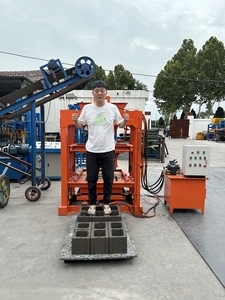 ファクトリーダイレクト4-40自動生産ラインPLCコントロールボックス油圧シリンダー自動ブロック成形機 - Product Image 2