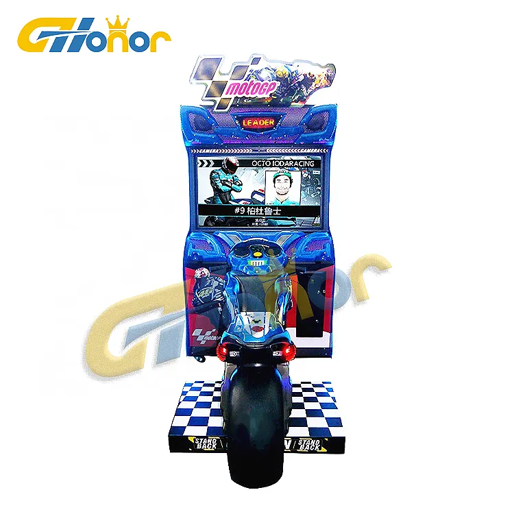 Juego de carreras con Motor, simulador de Moto GP, máquina de Arcade operada con monedas
