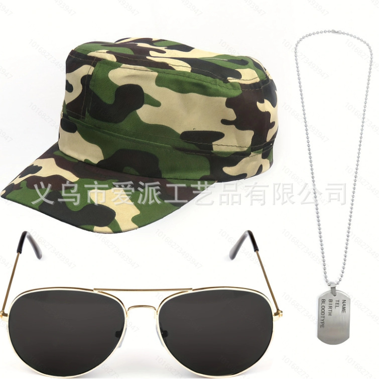 Ensemble de chapeaux de camouflage (trois pièces)
