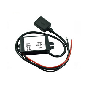 Waterproof DC-DC Bulk Converter 12V to 5V 3A 15W With Single USB a Female <strong>Output</strong> <strong>Adapter</strong> Step Down Module Power Supply Charger - Product Image 6