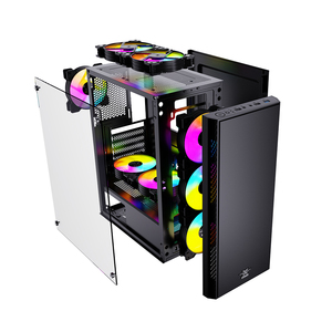 Pc kasa masaüstü bilgisayar parça dolabı oyun cpu bilgisayar kasası pc kasa - Product Image 6