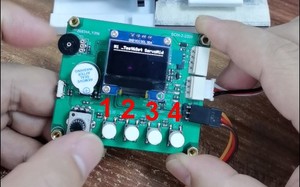 RobotGeek 60KG Metal RC Servo Motor Test Board 0-360 Continuous Rotation with Magnetic High Torque Remote <strong>Controlled</strong> Hobby Servo