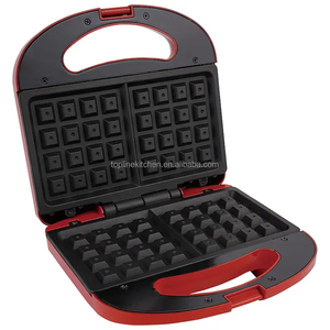 Portable Mini Easy to Clean Breakfast <strong>Maker</strong> Detachable Stainless Steel 4 <strong>2</strong> Slice Deep Waffle Machine <strong>Cake</strong> Oven Sandwich <strong>Maker</strong> - Product Image 5