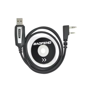 Baofeng walkie talkie cavo di programmazione originale per UV-5R radio bidirezionale BF-888s UV82 H777 K Port Driver con Software CD - Product Image 1
