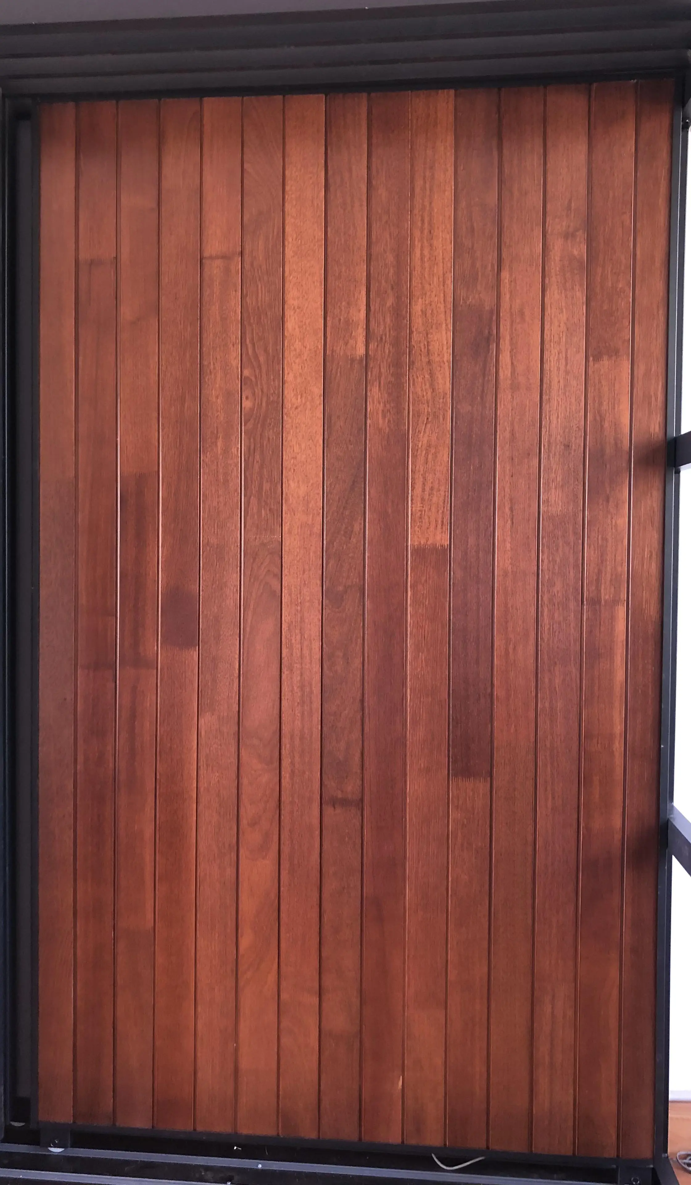 Panel de pared estriado Wpc interior de alta calidad Panel de pared de madera Wpc