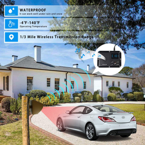 Excepcional Sistema de Alerta de sensor de movimiento de entrada solar de largo alcance: sensores infrarrojos y de movimiento integrados para alarma de seguridad - Product Image 2